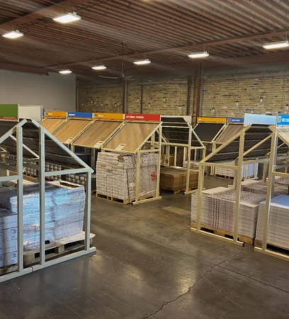 Outside view of floor trader showroom